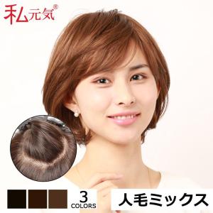 フルウィッグ 返品交換OK 人毛 ウィッグ ミデ...の商品画像