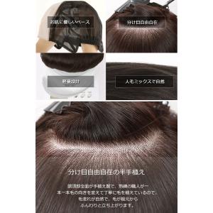 フルウィッグ 返品交換OK 人毛 ウィッグ ミ...の詳細画像1