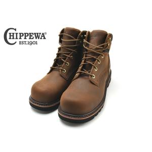 チペワ 6インチ プレミアム ウォータープルーフ CHIPPEWA SADOR 6 WATERPROOF COMP TOE 73221 タン ワークブーツ メンズ｜premiumone