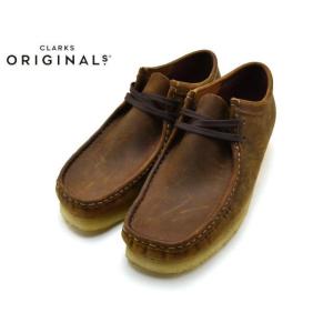 クラークス ワラビー ロー CLARKS WALLABEE UK規格 26156605 ビーズワックス｜premiumone