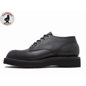 週末限定価格　ハソーン　オックスフォード　サイズ8E ブーツ HATHORN BOOTS ハソーン オックスフォード ブラック スエード 8E