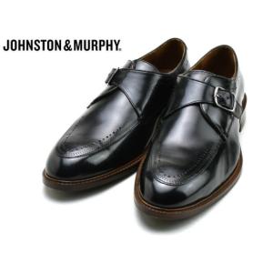 ジョンストン&マーフィー モンクストラップ JOHNSTON&MURPHY SAYER BLACK メンズ ビジネス ドレス｜premiumone