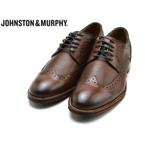 ジョンストン&マーフィー ウィングチップ JOHNSTON&MURPHY CONARD EMBOSSED WINGTIP OAK メンズ ビジネス ドレス｜premiumone