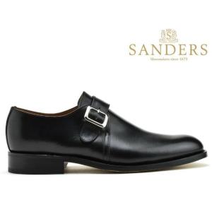 希少/未使用サンダース内羽根ストレートチップ 7 26-26.5cm 9802B SANDERS（サンダース） 靴 ストレートチップ SANDERS 9802B ブラック