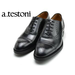 a. testoni ア・テストーニ ホールカット プレーントゥ a