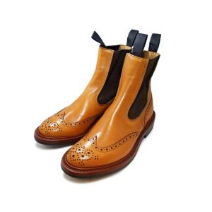 Tricker's（トリッカーズ） サイドゴア ウィングチップ エスプレッソ