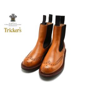 トリッカーズ レディース ウィングチップ サイドゴアブーツ ブーツ TRICKER&apos;S ACON S...