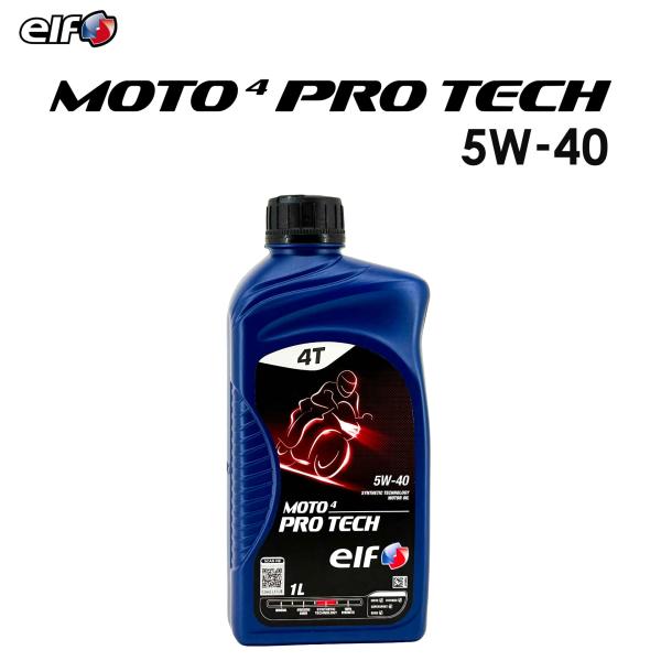 elf MOTO 4 PRO TECH 5W-40 1L (エルフ モト4 プロ テック 5W-40...