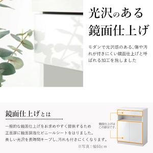 キャビネット 白 配線収納-ロビンキャビネット...の詳細画像3