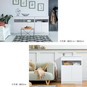 キャビネット 白 配線収納-ロビンキャビネット...の詳細画像5