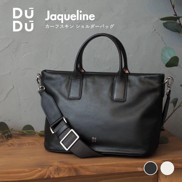 dudubags ショルダーバッグ ブラック ホワイト 牛革 レディース 大人 かわいい 斜めがけ ...