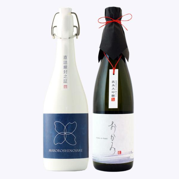 お年賀 日本酒 ギフト プレゼント 退職祝い 純米大吟醸棚田コシヒカリ幻の酒(柏露)× 純米大吟醸 ...