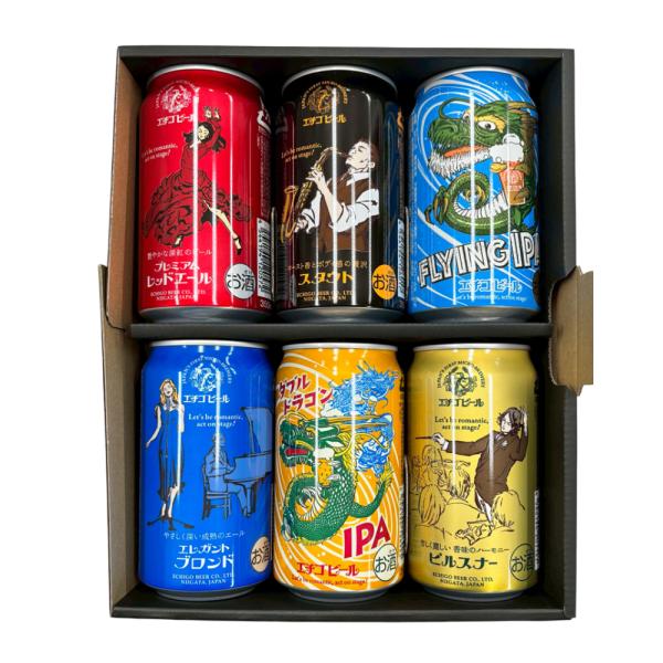 クラフトビール 飲み比べ 数量限定 エチゴビール 6本セット (IPA エール スタウト ピルスナー...