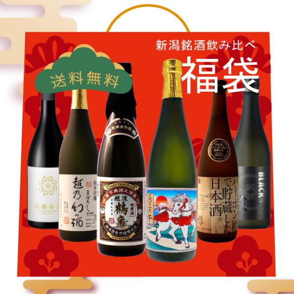 福袋 日本酒 日本酒飲み比べセット【数量限定・送料無料】2026 福袋 中身が見える 福袋 6本セッ...
