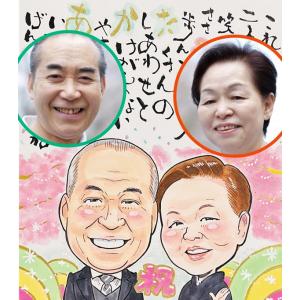 似顔絵ポエム プレゼント 写真から作成 名入れ...の詳細画像2