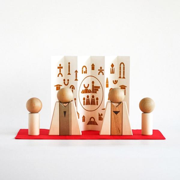 御祝いに　節句のつみき　積み木　日本製　国産材　無塗装　オークヴィレッジ　Oak　Village