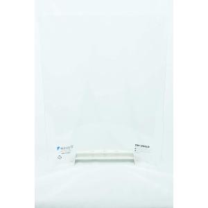 50台セットでお買い得、消毒可能、割れない、燃えにくい、飛沫感染防止卓上パーテーション プレシールド・タイプR（幅50cm白）洗えて交換可能なパネル使用