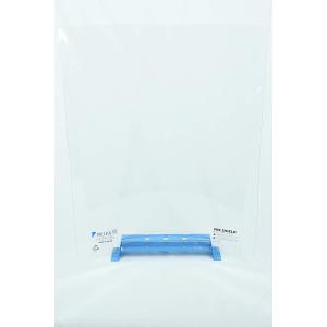 50台セットでお買い得、消毒可能、割れない、燃えにくい、飛沫感染防止卓上パーテーション プレシールド・タイプR（幅60cm青）洗えて交換可能なパネル使用