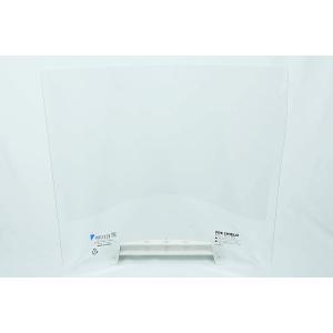 50台セットでお買い得、消毒可能、割れない、燃えにくい、飛沫感染防止卓上パーテーション プレシールド・タイプR（幅60cm白）洗えて交換可能なパネル使用