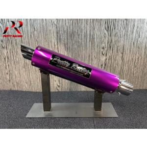 PRETTYRACING製 50.8π アルミサイレンサー タイプ3 プレート付