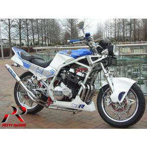 ワルツ機械曲げマフラー CBR400F ブラック 【送料無料】 15020