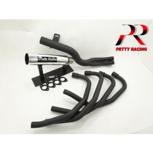 ゼファー400 Pretty Racing ガニマタブレット 421マフラー Amazon | PRETTY RACING製 ゼファー400/χ ガニマタ ブレット管