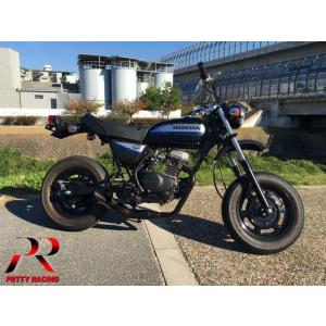 プリティ― HONDA エイプ50 APE ショート管 メッキ マフラー