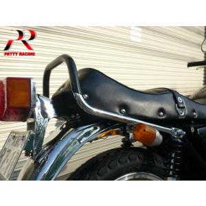 HONDA CBX400F BEETテール 対応 極太ゴム巻きタンデムバー (ワイド