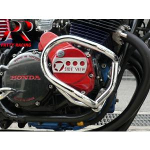 CBX400F用 ロゴ入り メッキ キャブサイドカバー ACP : バイク