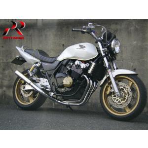 プリティー HONDA CB400SF VTEC nc39 4-1管 50.8π ALサイレンサー タイプ2 マフラー メッキ｜pretty-racing