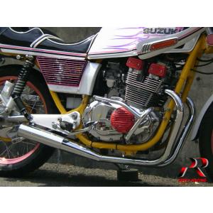 SUZUKI GSX250E ザリ 【忍】 サイドクロス管 マフラー メッキ SUZUKI GSX250E ザリ 【忍】 サイドクロス管 マフラー メッキ