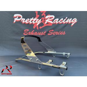 PRETTY RACING製 54π ブレット用 サイレンサー メッキ : PRETTYRACING