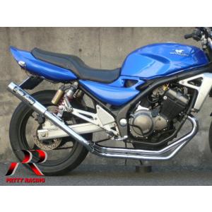 Pretty Racing バリオスⅡ用プリティーレーシングマフラー プリティー KAWASAKI バリオス2 42.7π 【改タイプ2】 PRETTY管