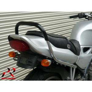 バリオス250 ゴム巻 タンデムバー グラブバー タンデムグリップ メッキ