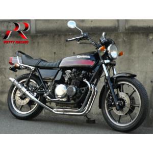 プリティ― KAWASAKI Z400FX E4 紀の国屋 45π 分割式 4-2-1管 黒