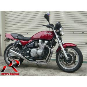 プリティー KAWASAKI ゼファー400/χ  ショート管 〜 70π メッキ マフラー