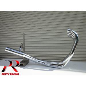 ゼファー750　ショート管　ZⅡタイプ　マフラー　メッキ[新品] KAWASAKI ゼファー750 Z2タイプ ショート管 マフラー [メッキタイプ]