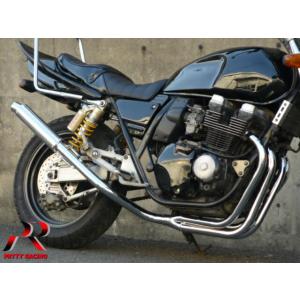 プリティ― YAMAHA XJR400 4HM 4-1管 50.8π ALサイレンサー マフラー メッキ｜pretty-racing