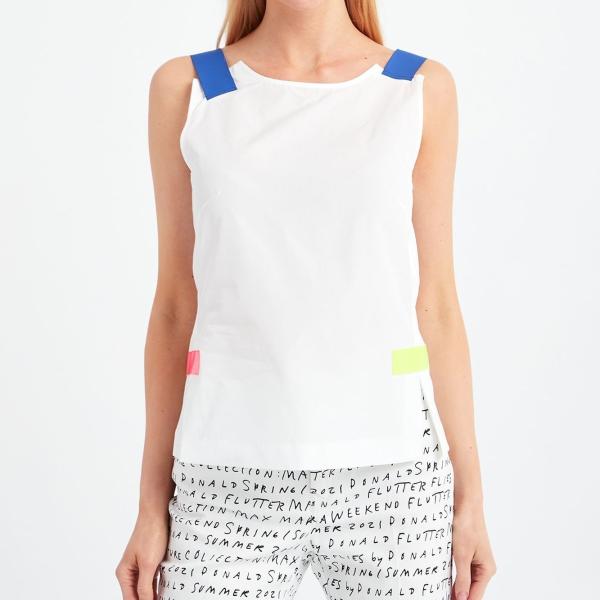 【限定60%OFF】MAX MARA WEEKEND レディース ピュアコットン ポプリン トップ ...