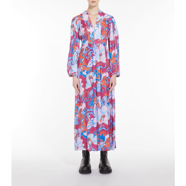 【限定50%OFF】 MAX MARA　WEEKEND レディース プリント ビスコースジョーゼット...