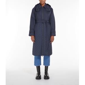 S Max Mara キルティング ダウンコート ダークネイビー M~L MAXMARA WEEKEND LINE（マックスマーラウィークエンドライン） WEEKEND