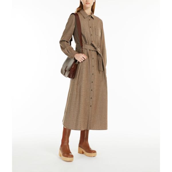 【セール40%OFF 】 MAX MARA　WEEKEND レディース ウール フランネル シャツド...