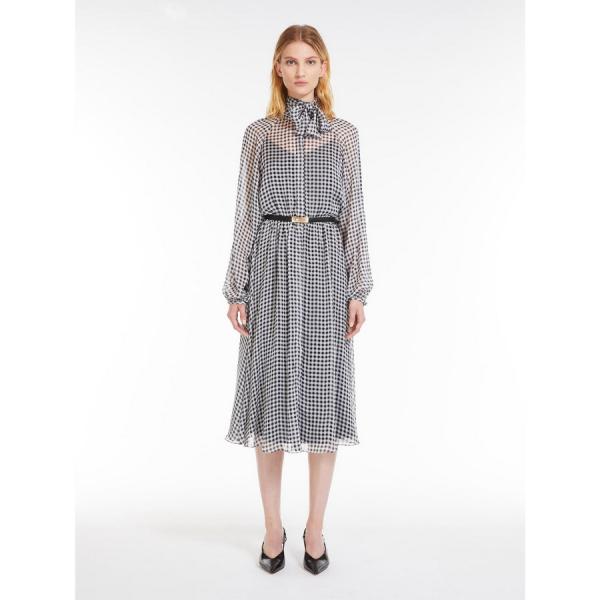 【セール40%OFF】MAX MARA  STUDIO 　レディース ピュアシルク プリント 長袖 ...