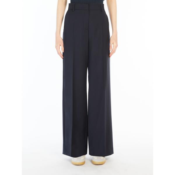 【限定40%OFF】 MAX MARA　WEEKEND レディース ウール パラッツォ ワイドパンツ...