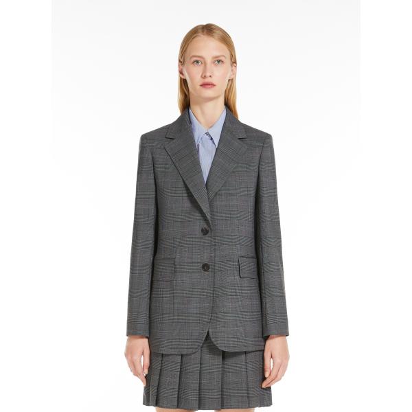 【限定40%OFF】MAX MARA STUDIO レディース   ピュアウール ツイル シングルブ...