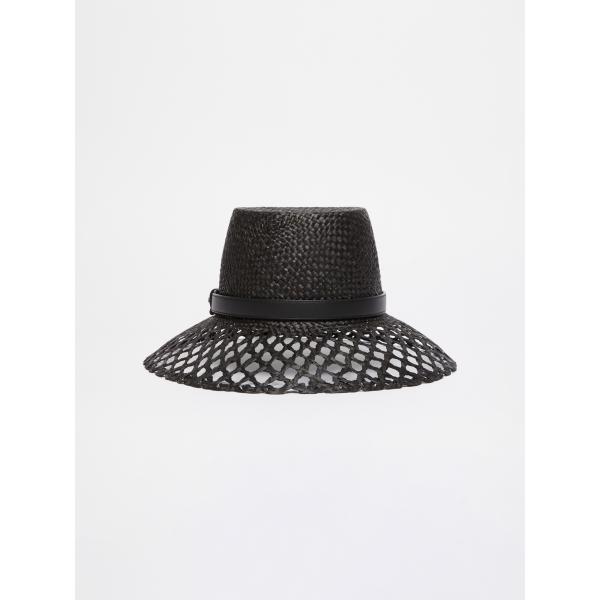 【限定50%OFF】MAX MARA WEEKEND レディース  ベルト付きバケットハット ラフィ...