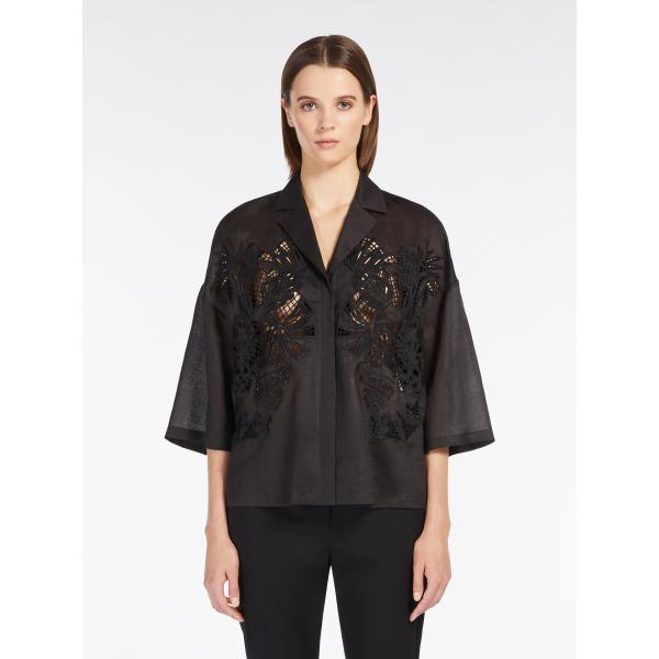 【セール40%OFF】MAX MARA STUDIO  レディース ラミーレースクロス ボクシーシャ...