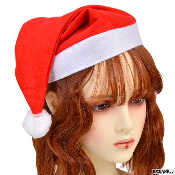サンタ帽子 クリスマス シンプル 帽子 ロゴ 刺繍 ファー 大人用 パーティー Xmas