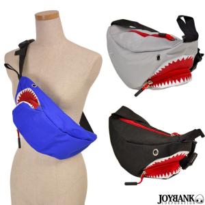 サメ バッグ 鞄  メッセンジャーバッグ ウエストポーチ