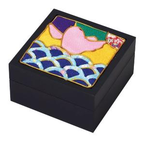 マルチ四角箱 黒塗装 木目込みセット  未完成品